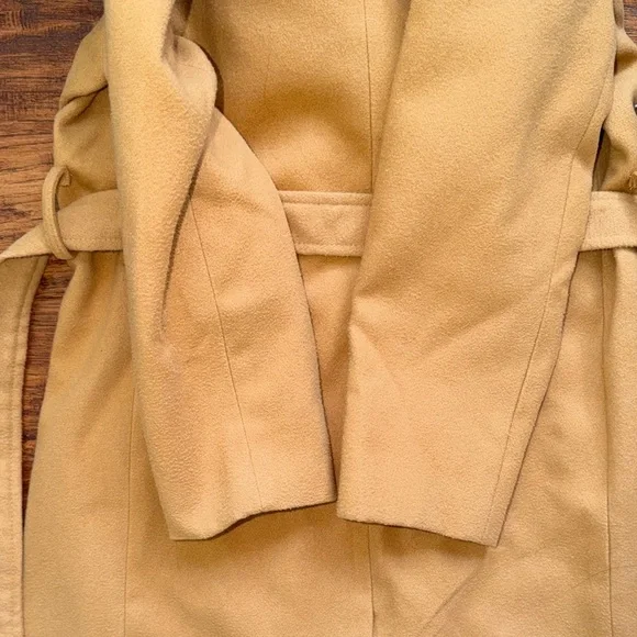 Ivy City Co Kids Sloane Camel Tan Peacoat with Removable Faux Fur Collar, 9/10 - Picture 13 of 13